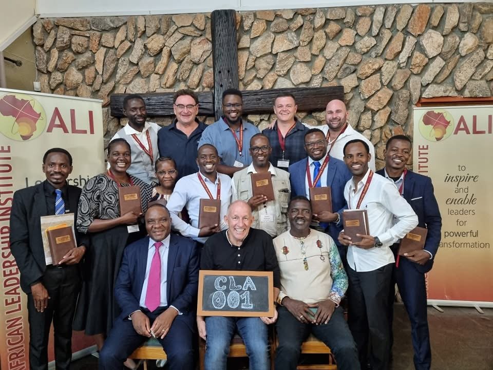 A leadership training group at the African Leadership Institute